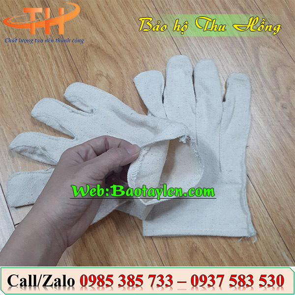Bao tay vải bạt Bao tay vải bạt