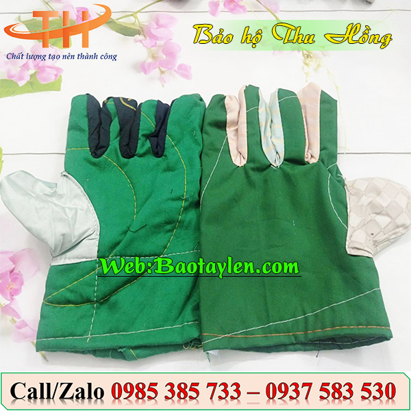 Găng tay vải kaki Găng tay vải kaki
