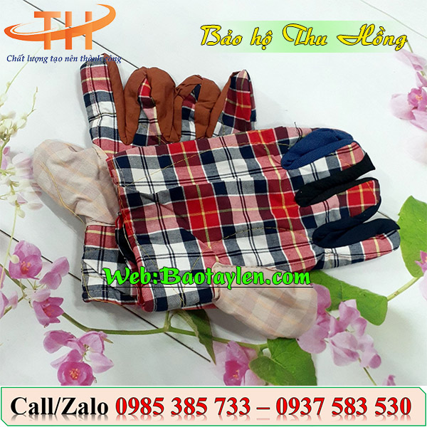 >Bao tay vải dày bảo hộ lao động< >Bao tay vải dày bảo hộ lao động<