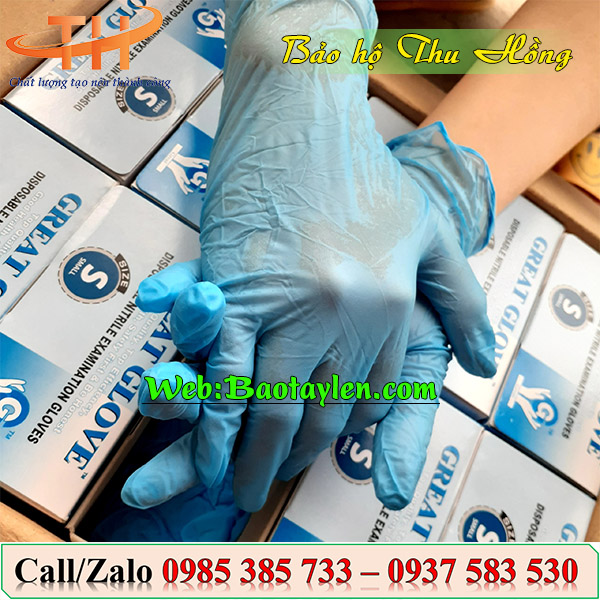 Địa chỉ phân phối găng tay y tế nitrile có bột chất lượng giá sỉ