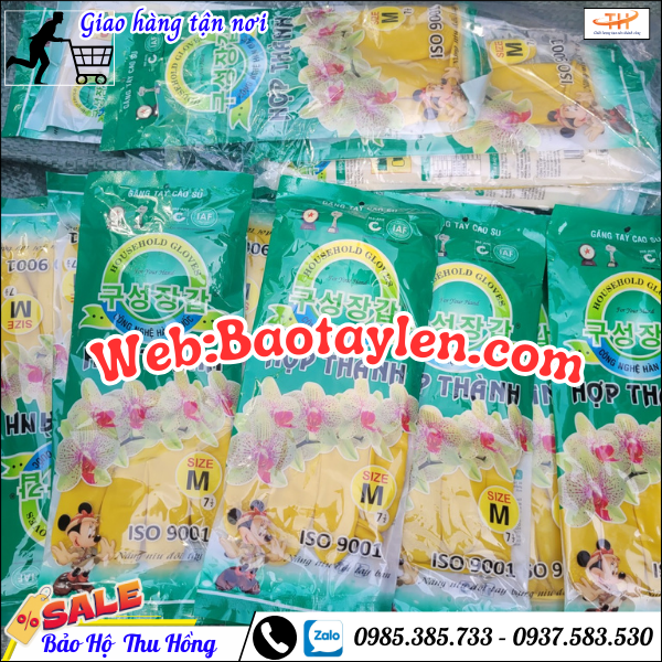 Găng tay cao su Hợp Thành chĩnh hãng sẵn kho Găng tay cao su Hợp Thành chĩnh hãng sẵn kho