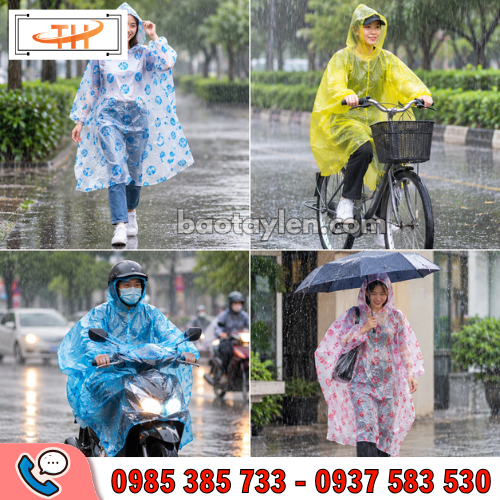 Áo mưa nilon dùng 1 lần ứng dụng đa dạng trong nhiều trường hợp Áo mưa nilon dùng 1 lần ứng dụng đa dạng trong nhiều trường hợp