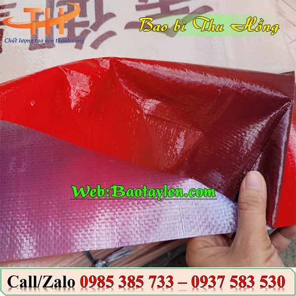 >>>Bao tải được tráng màng OPP chống thấm tốt >>>Bao tải được tráng màng OPP chống thấm tốt