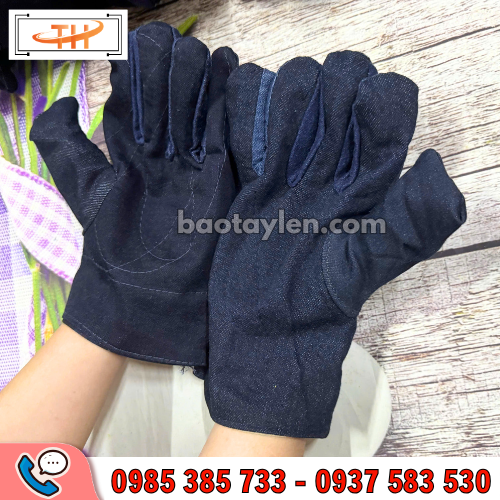 Găng tay vải jean Găng tay vải jean