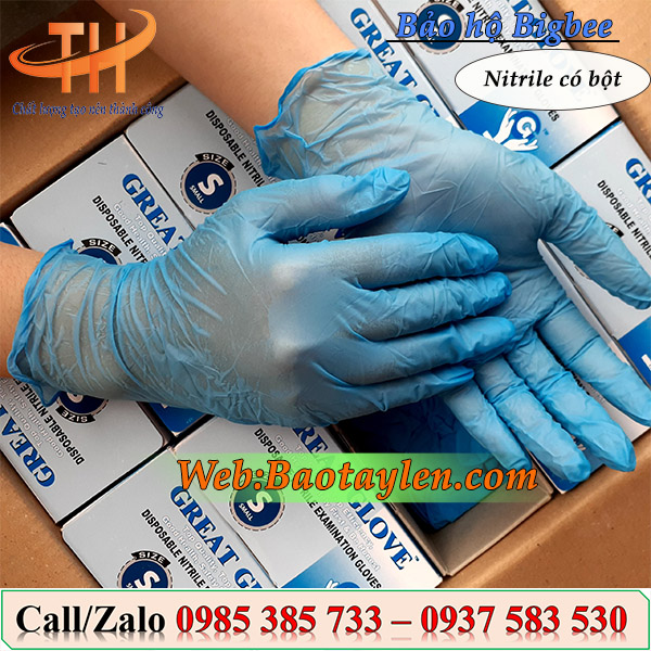 >>Găng tay y tế nitrile có bột. >>Găng tay y tế nitrile có bột.