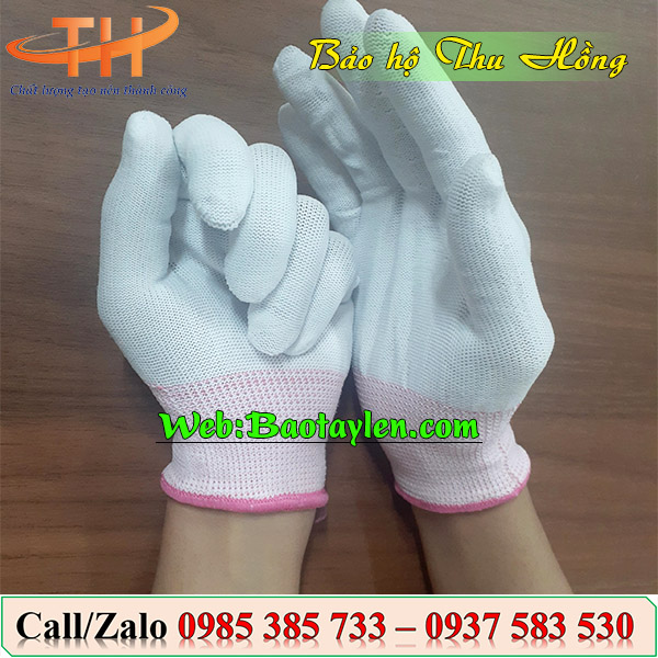 “Bao tay thun mỏng sợi polyester”