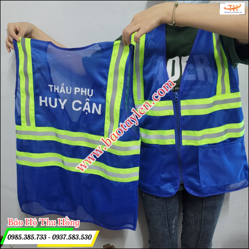 Áo phản quang lưới in logo - thương hiệu. Áo phản quang lưới in logo - thương hiệu.