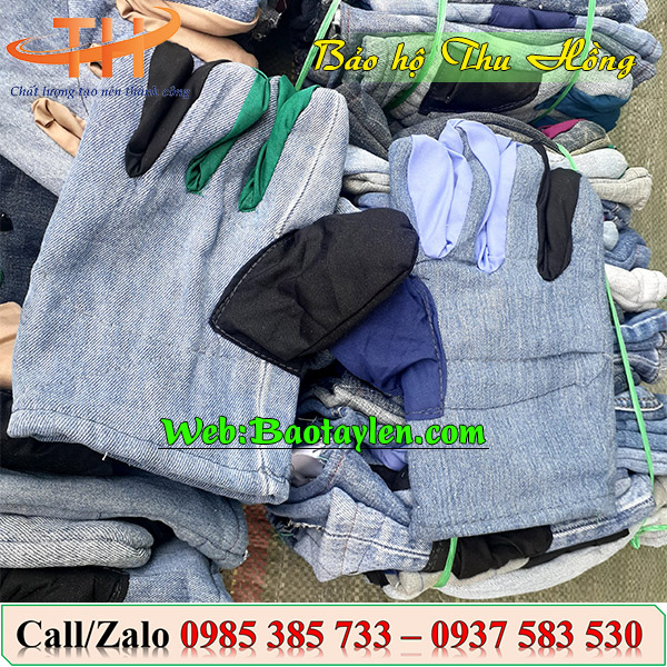 >>Bao tay vải Jean 2 lóp<< >>Bao tay vải Jean 2 lóp<<