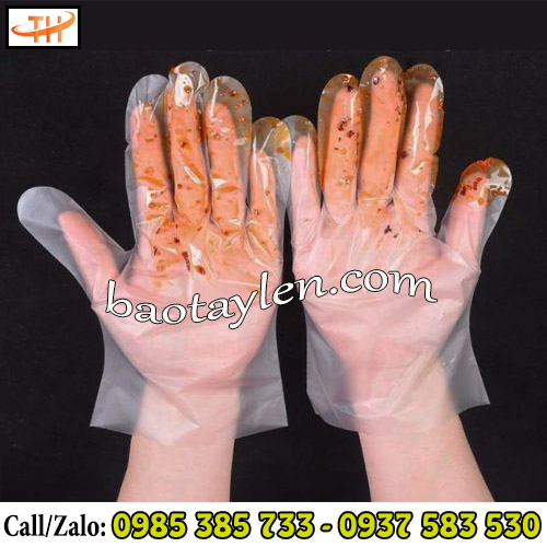 Bao tay nilon mỏng dùng một lần bảo vệ tay hiệu quả khi chế biến thực phẩm hay tiếp xúc với hoá chất nhẹ Bao tay nilon mỏng dùng một lần bảo vệ tay hiệu quả khi chế biến thực phẩm hay tiếp xúc với hoá chất nhẹ