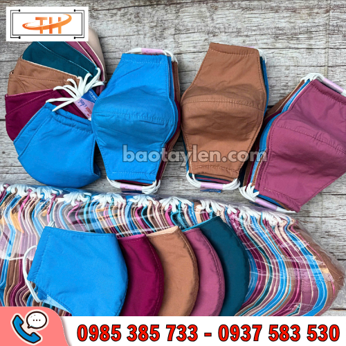 Khẩu trang vải 2 lớp hàng chuẩn đủ màu Khẩu trang vải 2 lớp hàng chuẩn đủ màu