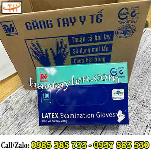 Găng tay latex có bột  Găng tay latex có bột