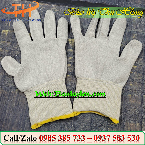 >>>Găng tay sợi chống cắt polyester. >>>Găng tay sợi chống cắt polyester.
