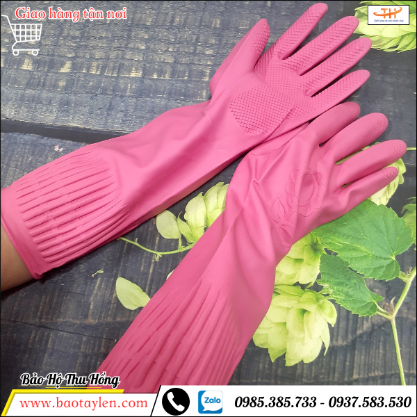 Găng tay cao su Hướng Dương. Găng tay cao su Hướng Dương.