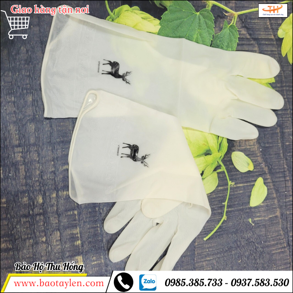 Găng tay cao su siêu bền con hươu. Găng tay cao su siêu bền con hươu.