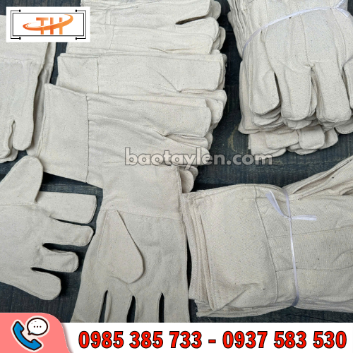 Găng tay vải bạt lao động dày dặn, giá tốt Găng tay vải bạt lao động dày dặn, giá tốt