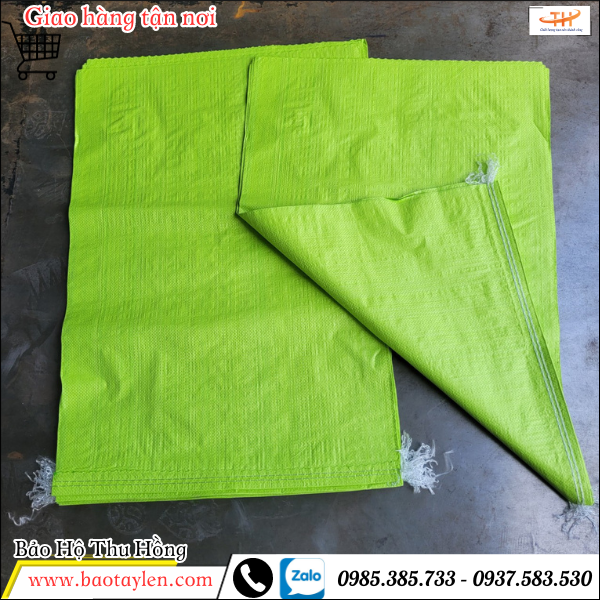 Bao đựng gạo 50 ký.