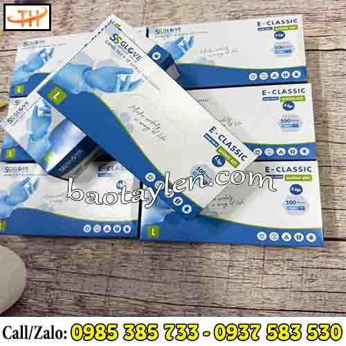 Găng tay nitrile S&S Glove hàng chuẩn chính hãng Găng tay nitrile S&S Glove hàng chuẩn chính hãng