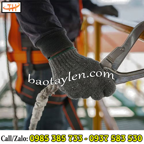 Găng tay len đi công trình Găng tay len đi công trình