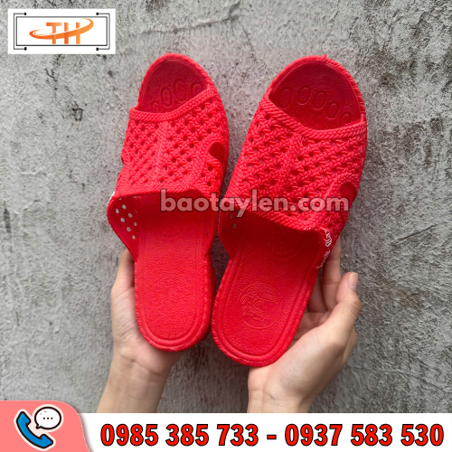 Dép tổ ong màu đỏ Dép tổ ong màu đỏ siêu bền