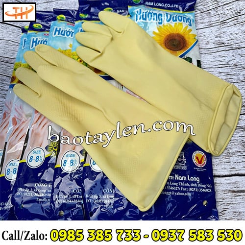 Găng tay cao su Hướng Dương đa dạng mẫu Găng tay cao su Hướng Dương đa dạng mẫu