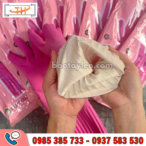 Găng tay cao su Đông Cầu Vồng dày dặn Găng tay cao su Đông Cầu Vồng dày dặn