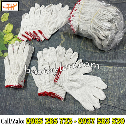 Bao tay len trắng sẵn số lượng sỉ rẻ Bao tay len trắng sẵn số lượng sỉ rẻ