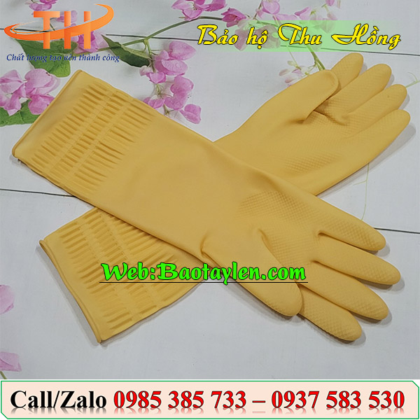 >Găng tay cao su Hàn Quốc<