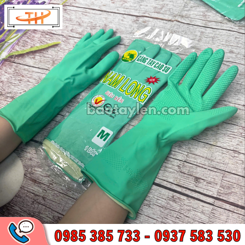 Găng tay cao su Nam Long hàng chuẩn chính hãng Găng tay cao su Nam Long hàng chuẩn chính hãng
