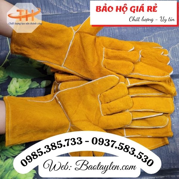 >>Găng tay da hàn bảo hộ lao động tòan diện. >>Găng tay da hàn bảo hộ lao động tòan diện.
