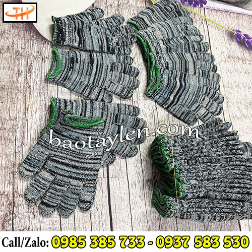 Găng tay len màu muối tiêu sạch, lạ mắt Găng tay len màu muối tiêu sạch, lạ mắt