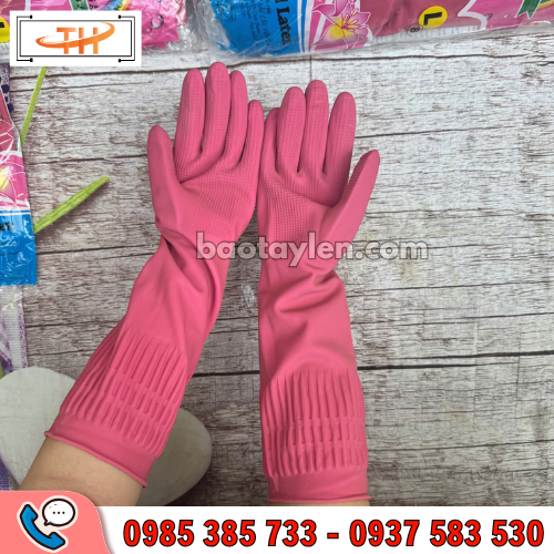 Găng tay cao su Sắc Cầu Vồng size L bảo vệ tay hiệu quả khi làm việc Găng tay cao su Sắc Cầu Vồng size L bảo vệ tay hiệu quả khi làm việc