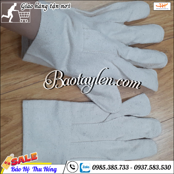 Bao tay vải bạt dùng trong công nghiệp. Bao tay vải bạt dùng trong công nghiệp.