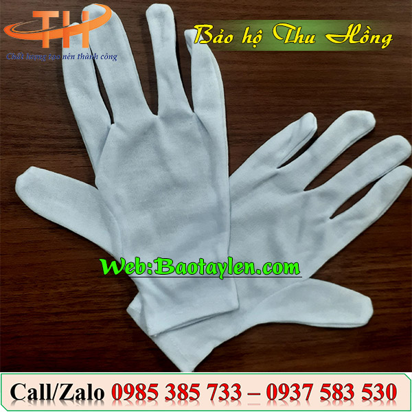 >>Bao tay trắng vải PET >>Bao tay trắng vải PET