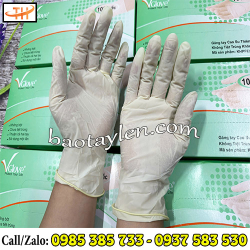Găng tay y tế không bột có đủ size phù hợp cho nhiều cỡ tay Găng tay y tế không bột có đủ size phù hợp cho nhiều cỡ tay