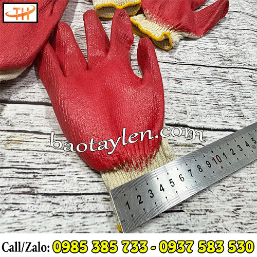 Bao tay len phủ nhựa lòng bàn chất lượng, phù hợp với nhiều cỡ tay Bao tay len phủ nhựa lòng bàn chất lượng, phù hợp với nhiều cỡ tay