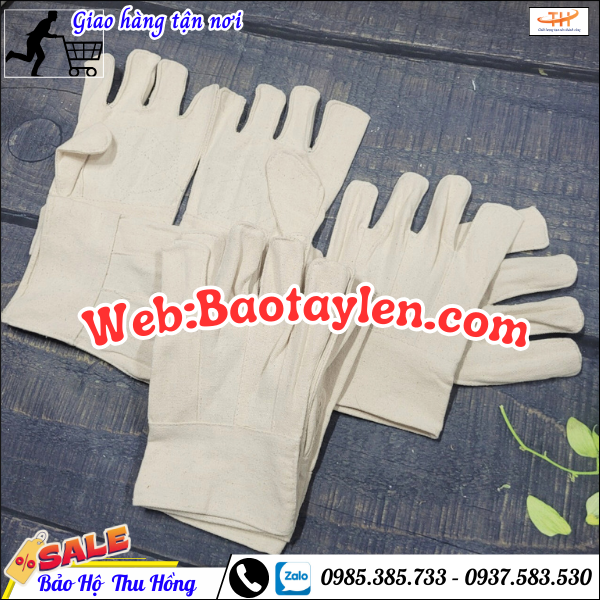 Bao tay vải bảo hộ lao động. Bao tay vải bảo hộ lao động.