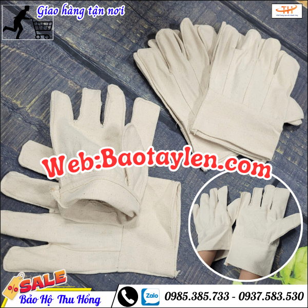 Bao tay vải bạt dày dặn, thoáng khí khi sử dụng. Bao tay vải bạt dày dặn, thoáng khí khi sử dụng.