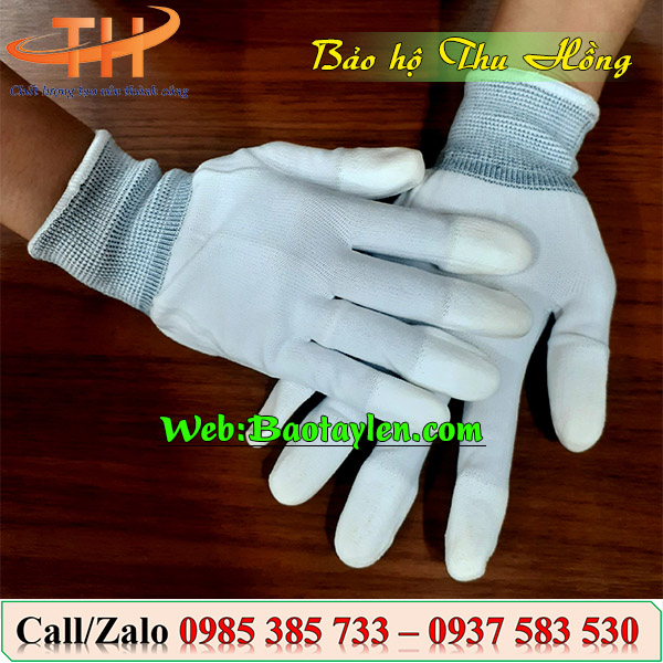 >Găng tay chống tĩnh điện phủ PU đầu ngón tay< >Găng tay chống tĩnh điện phủ PU đầu ngón tay<