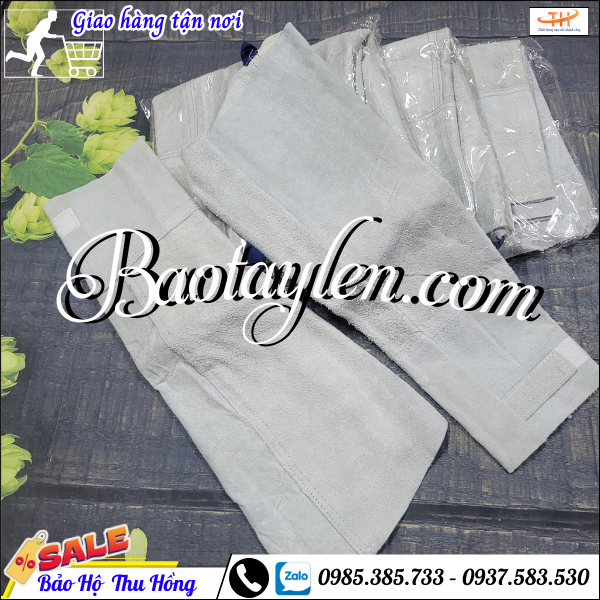 Ống tay bảo hộ da hàn chống cắt, chống cháy. Ống tay bảo hộ da hàn chống cắt, chống cháy.