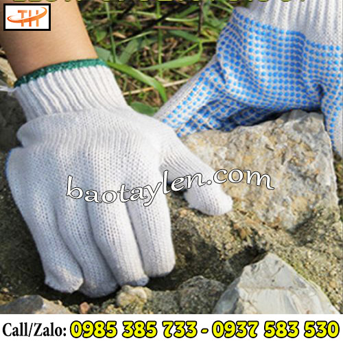Găng tay len phủ hạt nhựa sử dụng tiện lợi, thông thoáng Găng tay len phủ hạt nhựa sử dụng tiện lợi, thông thoáng