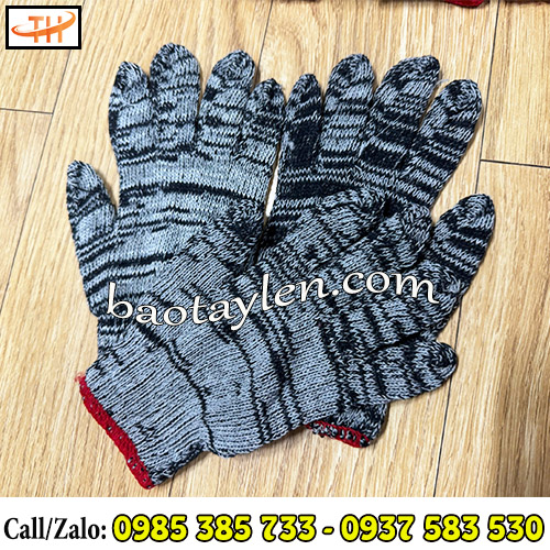 Găng tay len muối tiêu Găng tay len muối tiêu