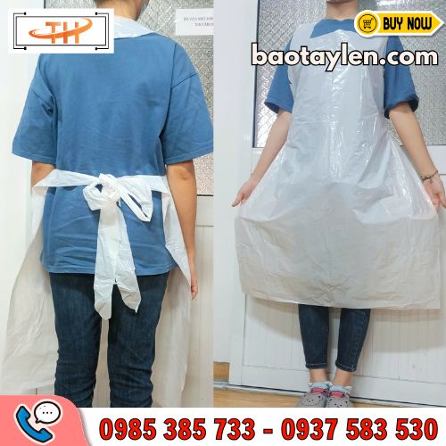Cách mặc tạp dề y tế dùng 1 lần an toàn Cách mặc tạp dề y tế dùng 1 lần an toàn