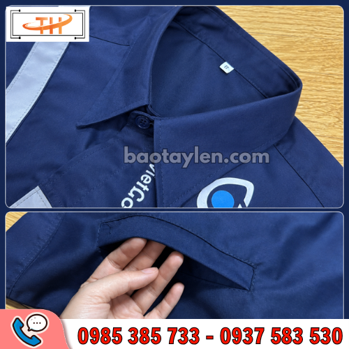 Áo đồng phục bảo hộ công trình may đẹp, chắc bền Áo đồng phục bảo hộ công trình may đẹp, chắc bền