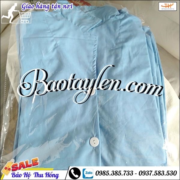 Áo dược sĩ blouse màu xanh. Áo dược sĩ blouse màu xanh.