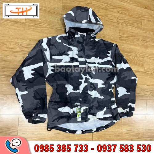 Áo mưa bộ họa tiết rằn ri Áo mưa bộ họa tiết rằn ri