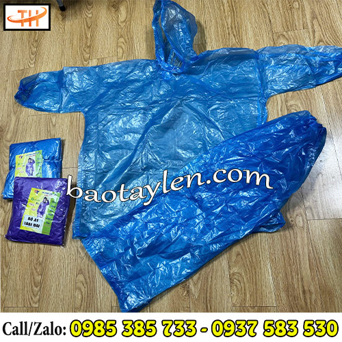 Áo mưa bộ nilon một lần Áo mưa bộ nilon một lần