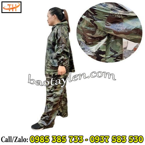 Áo mưa bộ rằn ri cho nam nữ Áo mưa bộ rằn ri cho nam nữ