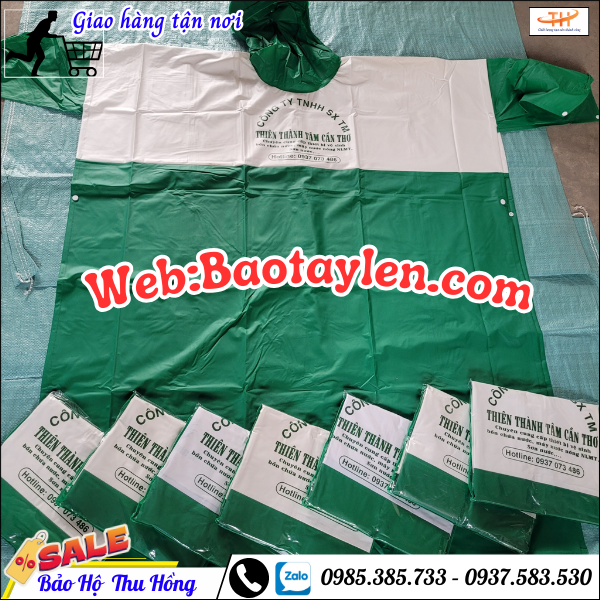 Mẫu áo mưa in logo  Mẫu áo mưa in logo
