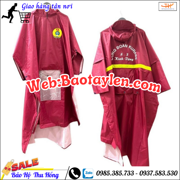 Mẫu áo mưa in logo  Mẫu áo mưa in logo