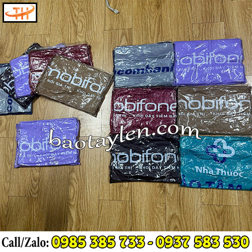 Áo mưa cánh dơi in logo theo yêu cầu Áo mưa cánh dơi in logo theo yêu cầu